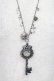画像1: axes femme / 鍵&馬車ネックレス  シルバー T-26-02-26-025-AX-AC-SA-ZT (1)