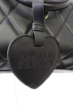 画像5: Angelic Pretty / おでかけキルティングボストンバッグ  黒 T-26-02-27-002-AP-BG-SA-ZT