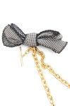 画像3: KANEKO ISAO / 千鳥リボンチェーン  黒Ｘ白Ｘゴールド T-26-02-27-024-EL-ZA-SA-ZT636-F001 (3)