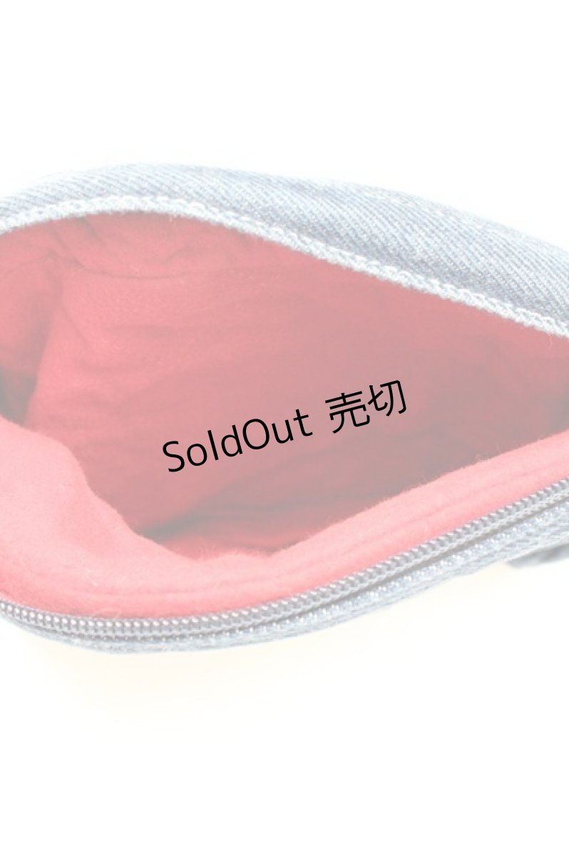 画像4: PINK HOUSE / テリア刺繍デニムポーチ  青デニム T-26-02-27-026-LO-ZA-SA-ZT635 (4)