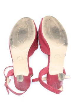 画像4: an another angelus / アイアンフレームカットワークサンダル L ボルドー T-26-02-27-027-CA-SH-SA-ZT