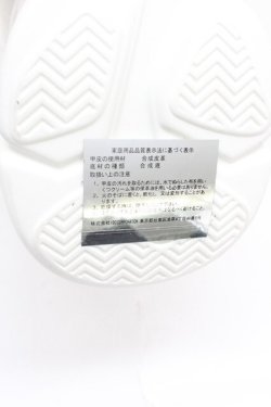 画像8: YOSUKE / メリージェーンフリルレースベルクロボリューミーヒールアップスニーカー 38(24CM相当) 白 T-26-02-27-029-PU-SH-SA-ZT