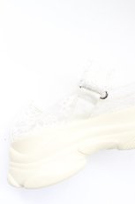 画像5: Fi.n.t / レース使いスニーカーサンダル 約24.5CM(内側採寸) 白 T-26-02-27-030-CA-SH-SA-ZTK043 (5)