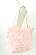 m petit by misako / AMリボンキルトCHECKバッグ  ピンク T-26-02-27-003-LO-BG-SA-ZT