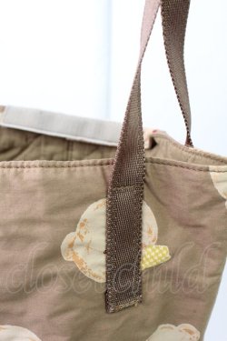 画像3: PINK HOUSE / かおくまバケツ型バッグ  ブラウン T-26-02-27-004-LO-BG-SA-ZT