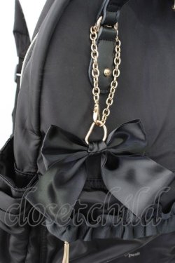 画像4: m petit by misako / フリルリュック  黒 T-26-02-27-006-LO-BG-SA-ZT