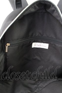 画像6: m petit by misako / フリルリュック  黒 T-26-02-27-006-LO-BG-SA-ZT