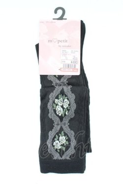 画像1: m petit by misako / ECAMOVKバラレースソックス   T-26-02-27-011-LO-ZA-SA-ZT