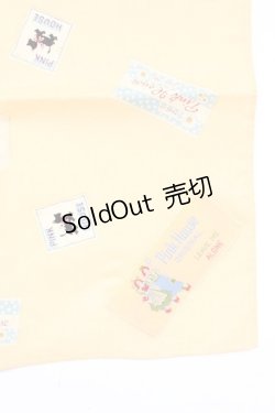 画像2: PINK HOUSE / ワッペン柄スカーフ  アイボリー T-26-02-27-014-LO-ZA-SA-ZT