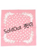 PINK HOUSE / フラワープリントスカーフ  赤 T-26-02-27-015-LO-ZA-SA-ZT
