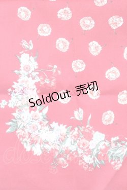 画像3: PINK HOUSE / フラワープリントスカーフ  赤 T-26-02-27-015-LO-ZA-SA-ZT