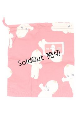 画像1: PINK HOUSE / キューピー巾着  赤 T-26-02-27-016-LO-ZA-SA-ZT