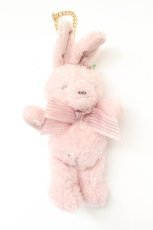 画像1: Maison de FLEUR / ローズラビットチャーム  ピンク T-26-02-27-018-LO-ZA-SA-ZT636-F001 (1)