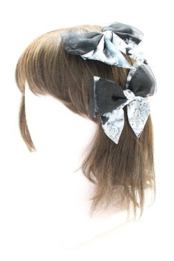 画像1: Royal Princess Alice / 魔法図書館・粟木こぼね様ヘアクリップ  黒 T-26-02-27-021-LO-AC-SA-ZT