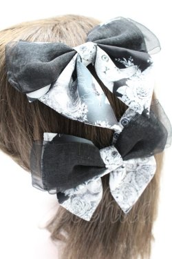 画像2: Royal Princess Alice / 魔法図書館・粟木こぼね様ヘアクリップ  黒 T-26-02-27-021-LO-AC-SA-ZT