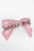 PINK HOUSE / イチゴチャーム付きロゴリボンブローチ  レッド T-26-02-28-001-LO-ZA-SA-ZT