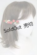 WONDERFUL WORLD / いちごバレッタ  赤Ｘゴールド T-26-02-28-027-LO-AC-SA-ZT