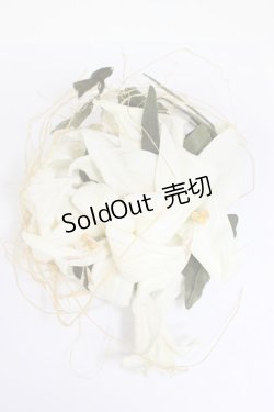 画像1: PINK HOUSE / 百合のコサージュ  シロ T-26-02-28-033-LO-AC-OW-ZT