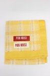 画像1: PINK HOUSE / ハンカチ  黄色 T-26-02-28-037-LO-ZA-SA-ZT636-F003 (1)