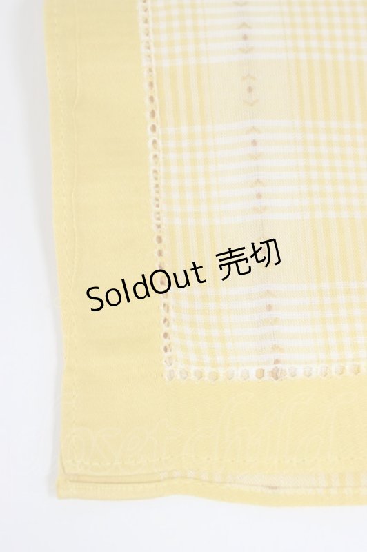 画像2: PINK HOUSE / ハンカチ  黄色 T-26-02-28-037-LO-ZA-SA-ZT636-F003 (2)