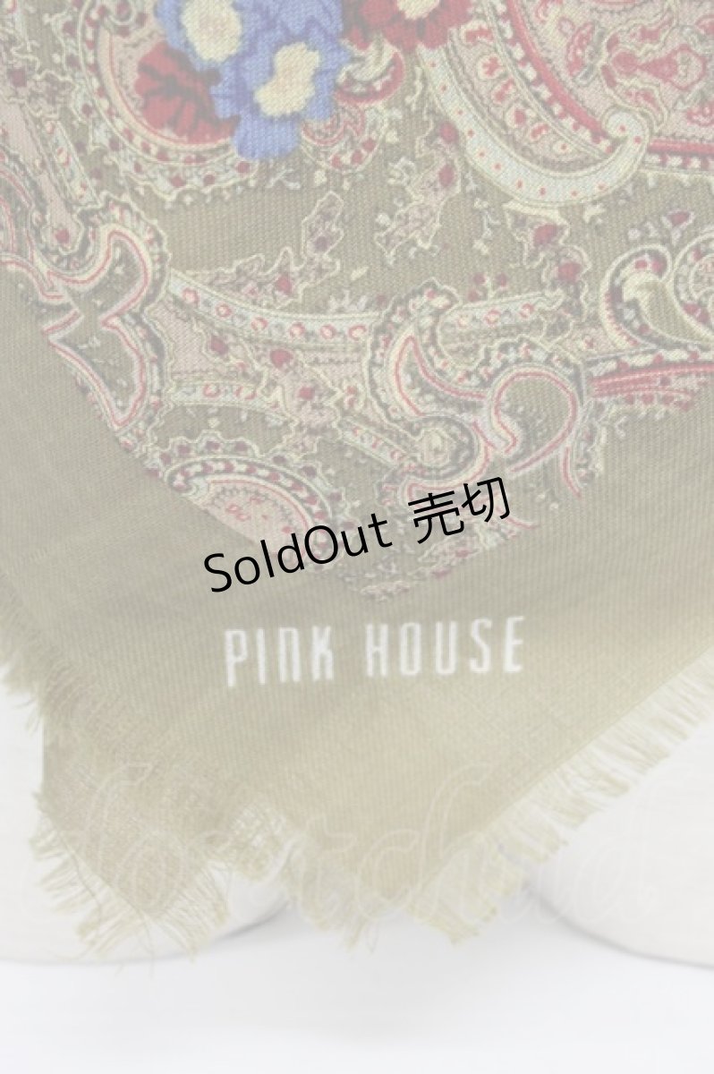 画像3: PINK HOUSE / ペイズリー総柄大判ストール   T-26-02-28-039-LO-ZA-SA-ZT636-F003 (3)