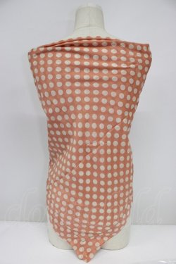 画像2: PINK HOUSE / ドット大判ストール  ピンクＸ白 T-26-02-28-040-LO-ZA-SA-ZT