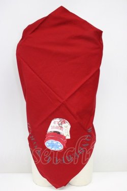 画像2: WONDERFUL WORLD / ジャム瓶大判ストール  赤 T-26-02-28-046-LO-ZA-SA-ZT