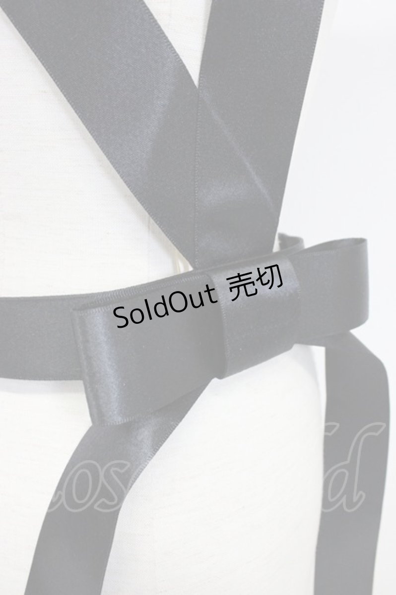 画像4: noir kei ninomiya / サテンリボンハーネス S 黒 T-26-02-28-049-0-ZA-SA-ZT636 (4)