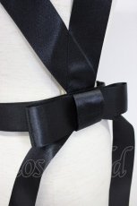 画像4: noir kei ninomiya / サテンリボンハーネス S 黒 T-26-02-28-049-0-ZA-SA-ZT636 (4)