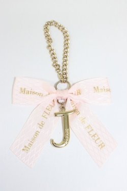 画像1: Maison de FLEUR / イニシャルリボンチャーム   T-26-02-28-008-LO-BG-SA-ZT