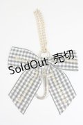 Maison de FLEUR / イニシャルリボンチャーム   T-26-02-28-009-LO-BG-SA-ZT636-F002