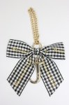画像1: Maison de FLEUR / イニシャルリボンチャーム   T-26-02-28-009-LO-BG-SA-ZT636-F002 (1)