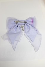画像2: Angelic Pretty / Holyクロスリボンクリップ  ラベンダー T-26-02-28-003-AP-AC-SA-ZT636-F001 (2)