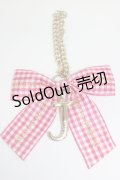Maison de FLEUR / イニシャルリボンチャーム   T-26-02-28-019-LO-BG-SA-ZT636-F002