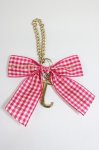 画像2: Maison de FLEUR / イニシャルリボンチャーム   T-26-02-28-019-LO-BG-SA-ZT636-F002 (2)