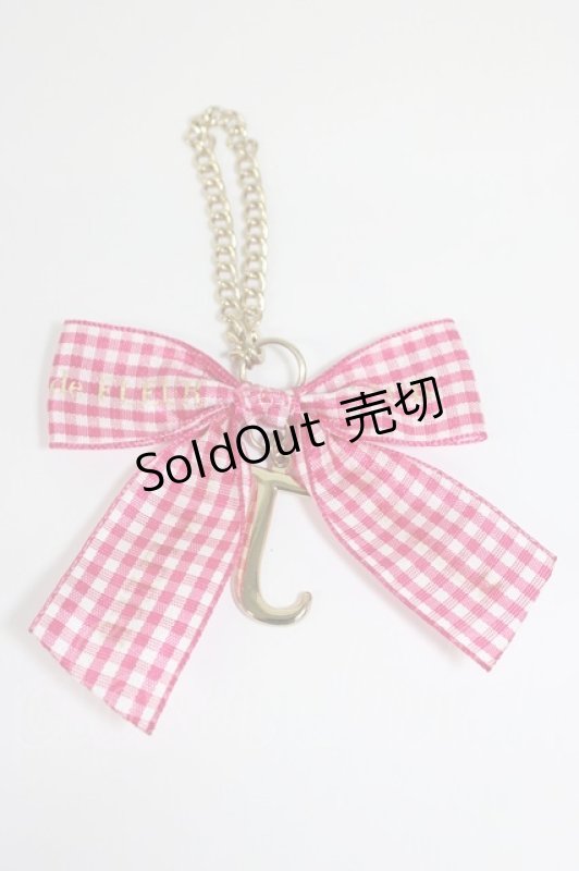 画像2: Maison de FLEUR / イニシャルリボンチャーム   T-26-02-28-019-LO-BG-SA-ZT636-F002 (2)