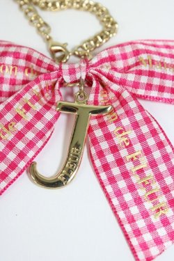 画像3: Maison de FLEUR / イニシャルリボンチャーム   T-26-02-28-019-LO-BG-SA-ZT