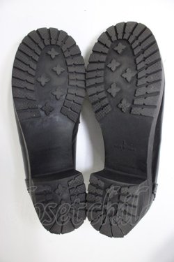 画像5: Amavel / ロゴリボン付ビブラムローファーパンプス L 黒 T-26-03-01-023-CA-SH-SA-ZT