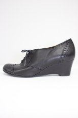 画像3: あしながおじさん / レースアップパンプス 23.5CM 黒 T-26-03-01-024-PU-SH-SA-ZTK044 (3)