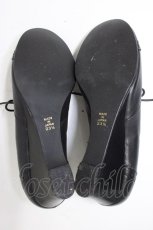 画像4: あしながおじさん / レースアップパンプス 23.5CM 黒 T-26-03-01-024-PU-SH-SA-ZTK044 (4)