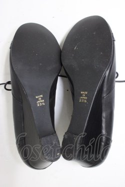 画像4: あしながおじさん / レースアップパンプス 23.5CM 黒 T-26-03-01-024-PU-SH-SA-ZT