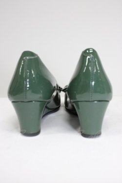 画像2: Innocent World / Classy Ribbon シューズ 22.5CM グリーン T-26-03-01-025-IW-SH-SA-ZT
