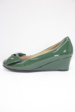 画像3: Innocent World / Classy Ribbon シューズ 22.5CM グリーン T-26-03-01-025-IW-SH-SA-ZT