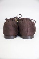 画像2: axes femme / スエードバラ刺繍バブーシュ M チャ T-26-03-01-004-AX-SH-SA-ZTK045 (2)