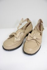 画像1: Angelic Pretty / Bunny Collegeシューズ L ベージュ T-26-03-01-030-AP-SH-SA-ZTK043 (1)