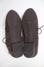 画像4: axes femme / スエードバラ刺繍バブーシュ M チャ T-26-03-01-004-AX-SH-SA-ZTK045 (4)
