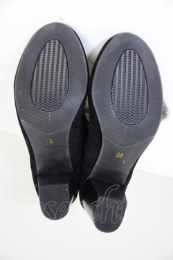 画像4: axes femme / ファーボンボンロングブーツ M 黒 T-26-03-01-033-AX-SH-SA-ZT