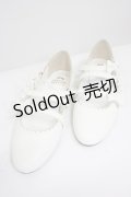 Angelic Pretty / お散歩リボンシューズ L 白 T-26-03-01-039-AP-SH-SA-ZTK044