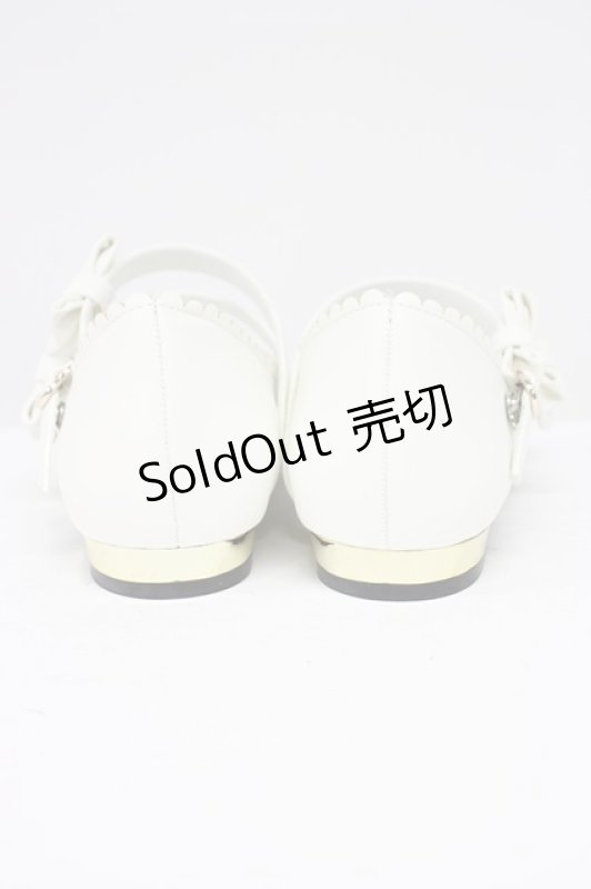 画像2: Angelic Pretty / お散歩リボンシューズ L 白 T-26-03-01-039-AP-SH-SA-ZTK044 (2)