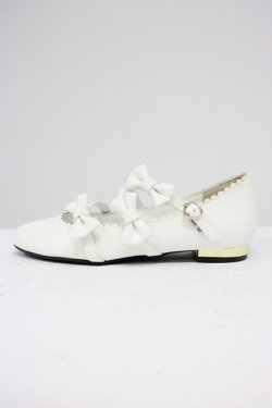 画像3: Angelic Pretty / お散歩リボンシューズ L 白 T-26-03-01-039-AP-SH-SA-ZT
